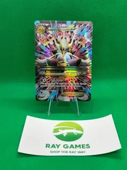 Pokemon TCG M Alakazam EX 118/124 Fates Collide Holo Full Art Mega DMG - Image 1