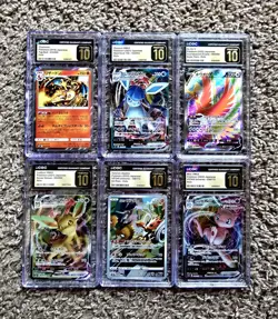 Pokemon Lot CGC Pristine 10 Charizard, Mew, Glaceon, Leafeon, Etc - Image 1