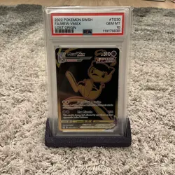2022 Pokemon SWSH Lost Origin Mew VMAX F/a Secret #TG30 PSA 10 Gem Mint - Image 1