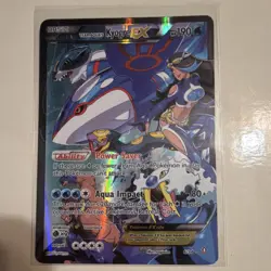 Pokemon Team Aqua's Kyogre EX 6/34 Double Crisis Ultra Rare Holo EX 190 HP - Image 1
