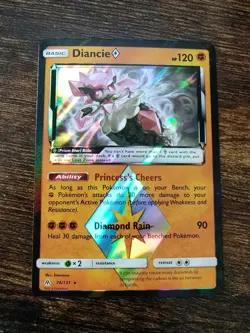 Pokemon TCG Diancie Prism Star 74/131 Forbidden Light Prism Rare Holo - Image 1
