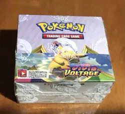 New Pokemon Sword & Shield - VIVID VOLTAGE BOOSTER BOX - Sealed . - Image 1