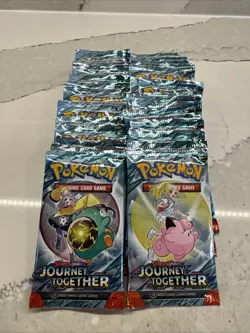 36x JOURNEY TOGETHER SEALED POKEMON BOOSTER PACKS LOT (Same as 1 booster box) - Image 1