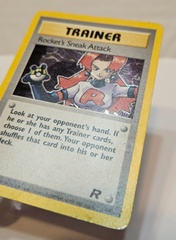 Rocket's Sneak Attack 16/82 Holo Rare Unlimited Team Rocket Pokemon 1273 - Image 2