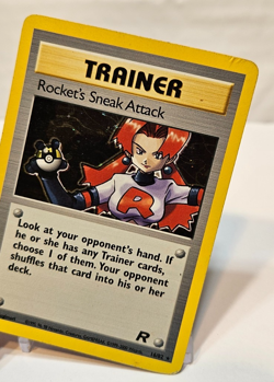 Rocket's Sneak Attack 16/82 Holo Rare Unlimited Team Rocket Pokemon 1273 - Image 4