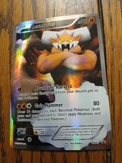 2012 Pokemon Landorus Full Art Black Star Promo BW43 - Image 1