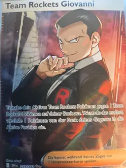 Pokemon TCG Team Rockets Giovanni Trainer Holo NM-MT Kostenloser Versand - Image 5