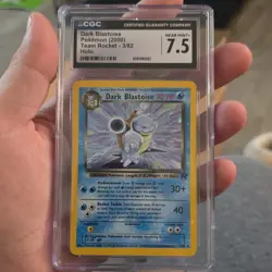 Pokemon TCG Dark Blastoise Team Rocket 3/82 1st Edition Holo CGC 7.5 2000 70 HP - Image 1