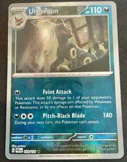 Pokemon TCG Umbreon 059/131 Sv: Prismatic Evolutions Master Ball Rare Holo - Image 1