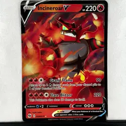Pokemon TCG Incineroar V Champion's Path 008/073 Holo Ultra Rare (NM) - Image 1
