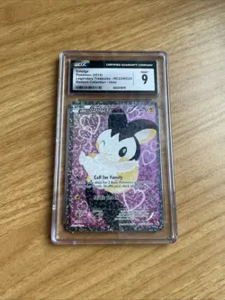 Pokemon Emolga CGC 9 RC23/RC25 Legendary Treasures Radiant Collection Mint - Image 1
