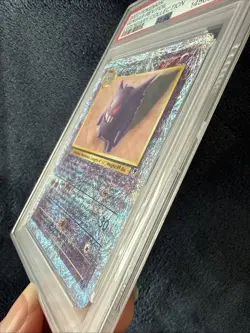 2002 POKEMON LEGENDARY COLLECTION #11 GENGAR-REVERSE FOIL PSA 7 - Image 3