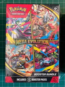 Pokemon TCG • Mega Evolution • Booster Bundle • New & Sealed ✅ • (6 Packs) - Image 1