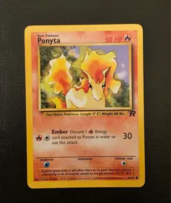 Pokemon Ponyta 64/82 Team Rocket Vintage WOTC Common - Image 2