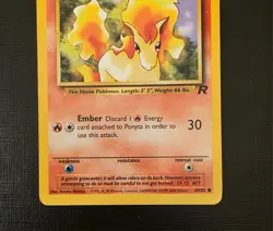 Pokemon Ponyta 64/82 Team Rocket Vintage WOTC Common - Image 4