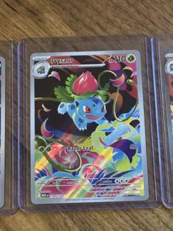 Pokemon Mega Evolution Set Venusaur SIR EX 177 Ivysaur 134 Bulbasaur 133 NM+ - Image 4