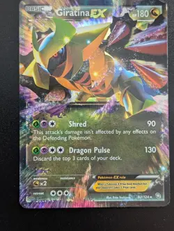 Pokemon TCG Giratina EX 92/124 Dragons Exalted Holo Ultra Rare 2012 HP - Image 1