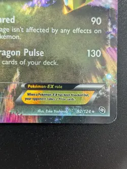 Pokemon TCG Giratina EX 92/124 Dragons Exalted Holo Ultra Rare 2012 HP - Image 3