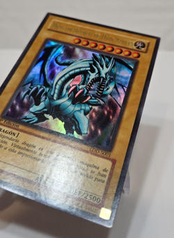 SPANISH Blue-Eyes White Dragon LDD-S001 Ultra Rare 1st Edition Yugioh 7925 - Image 2