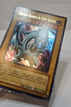 SPANISH Blue-Eyes White Dragon LDD-S001 Ultra Rare 1st Edition Yugioh 7925 - Image 3