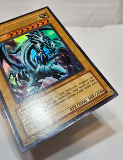 SPANISH Blue-Eyes White Dragon LDD-S001 Ultra Rare 1st Edition Yugioh 7925 - Image 5