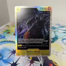 One Piece Gecko Moria OP14-104 The Azure Sea's Seven Foil SR EN NM - Image 1