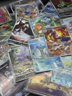 Pokemon TCG Japanese AR Bundle - 10 Holo Cards - No Duplicates NM/MINT - Image 1