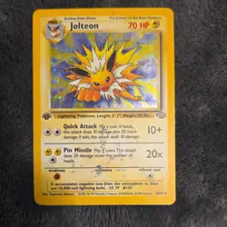 Pokemon Jolteon Jungle 4/64 Holo Rare 70 HP Card 1999 Wizards of the Coast - Image 1