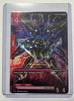 GUNDAM TCG CARD GAME - GD01-044 LR KSHATRIYA - ENGLISH NEWTYPE RISING - Image 1
