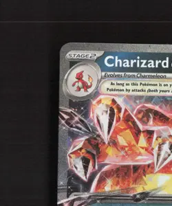 Charizard ex SVP 196 Scarlet & Violet Black Star Promo Holo Pokemon Card NM - Image 3