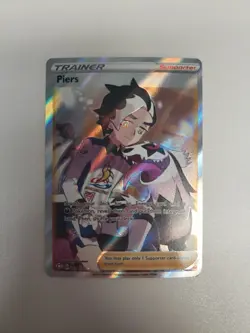 Piers - 069/072 - Pokemon Shining Fates Sword & Shield Full Art Rare Card NM - Image 1
