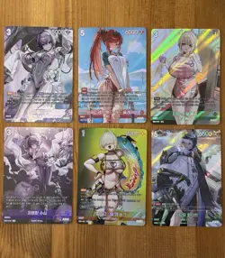 Nikke Nivel Arena Cards Lot, NM/M, UR Holo, Korean SB01 ST02, Textured, Red Hood - Image 1