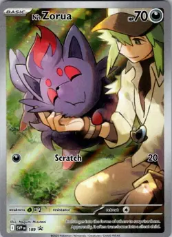 N's Zorua - Promo SV: Scarlet & Violet Promo Cards 189 NM - Image 1