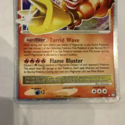 Pokemon TCG Magmortar LVL x Reverse Holo Rare Card 123/123 Mysterious Treasures - Image 3