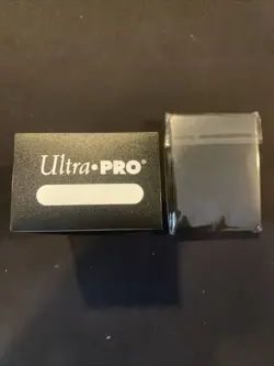 Ultra Pro 80 Card Deck Box - Black With Sleeves 74427814533 - Image 1