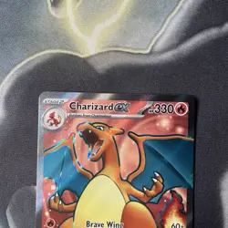Pokemon TCG Charizard EX 183/165 Scarlet & Violet Card English 151 - NM - Image 2