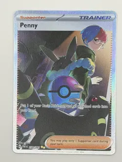 Pokemon TCG Penny Holo Card Sv: Paldean Fates - Image 2