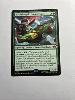 Michelangelo, Improviser Teenage Mutant Ninja Turtles TMNT + Bonus Rare!!! - Image 1