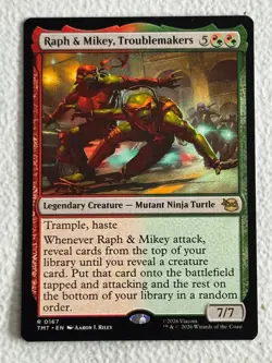 RAPH & MIKEY, TROUBLEMAKERS 167 TMNT MAGIC: THE GATHERING - Image 1