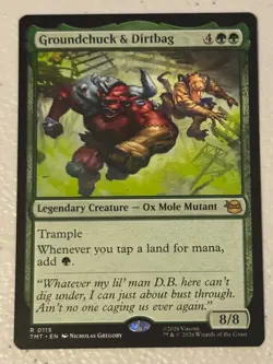 GROUNDCHUCK & DIRTBAG 115 TEENAGE MUTANT NINJA TURTLES MAGIC: THE GATHERING NM/M - Image 1