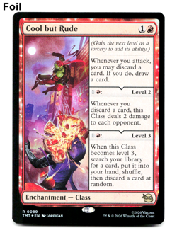 Cool But Rude (FOIL) - MTG: Teenage Mutant Ninja Turtles - TMT 0089 NM 🔥 - Image 1