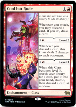 Cool But Rude (FOIL) - MTG: Teenage Mutant Ninja Turtles - TMT 0089 NM 🔥 - Image 2