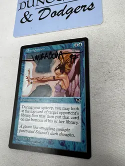 MTG - Tempest - Precognition Signed Artist Proof - Jeff Miracola - Image 2