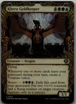 Kheru Goldkeeper (Showcase) U Tarkir: Dragonstorm 313 NM - Image 1