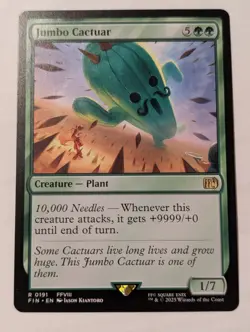 Jumbo Cactuar -FINAL FANTASY- MTG - Magic The Gathering - Rare #191 - Image 1