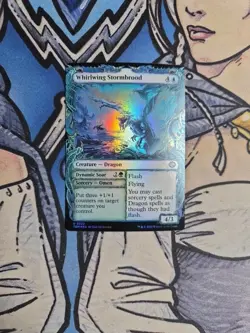 1x Whirlwing Stormbrood Showcase FOIL - NM/M TDM MTG Magic - Image 1