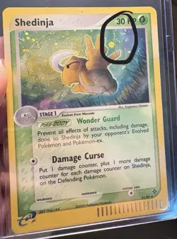 Pokemon Shedinja Dragon Holo Rare 11/97 2003 ✨Swirl✨ - Image 3