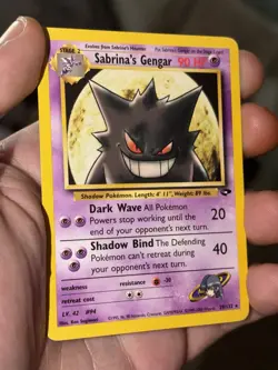 Pokemon WOTC Sabrina's Gengar 29/132 Rare VINTAGE MINT CONDITION Gym Challenge - Image 1