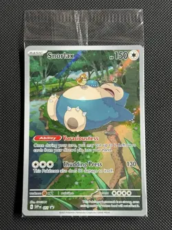 2# Pokemon Cards Snorlax SVP 051 Scarlet & Violet Promo SEALED - Image 1