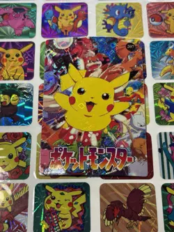 Pokemon Vintage Vending machine Sticker HOLO Prism 2000 Nintendo Japan Bandai - Image 2